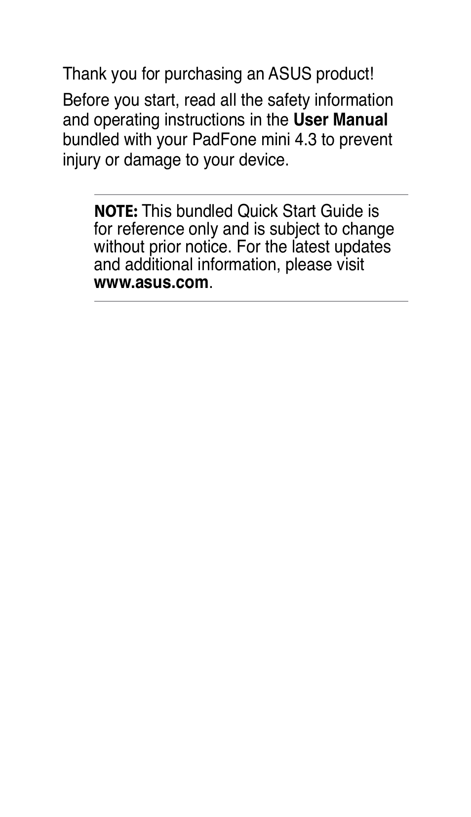 Asus PadFone mini 4.3 User Manual | Page 3 / 15