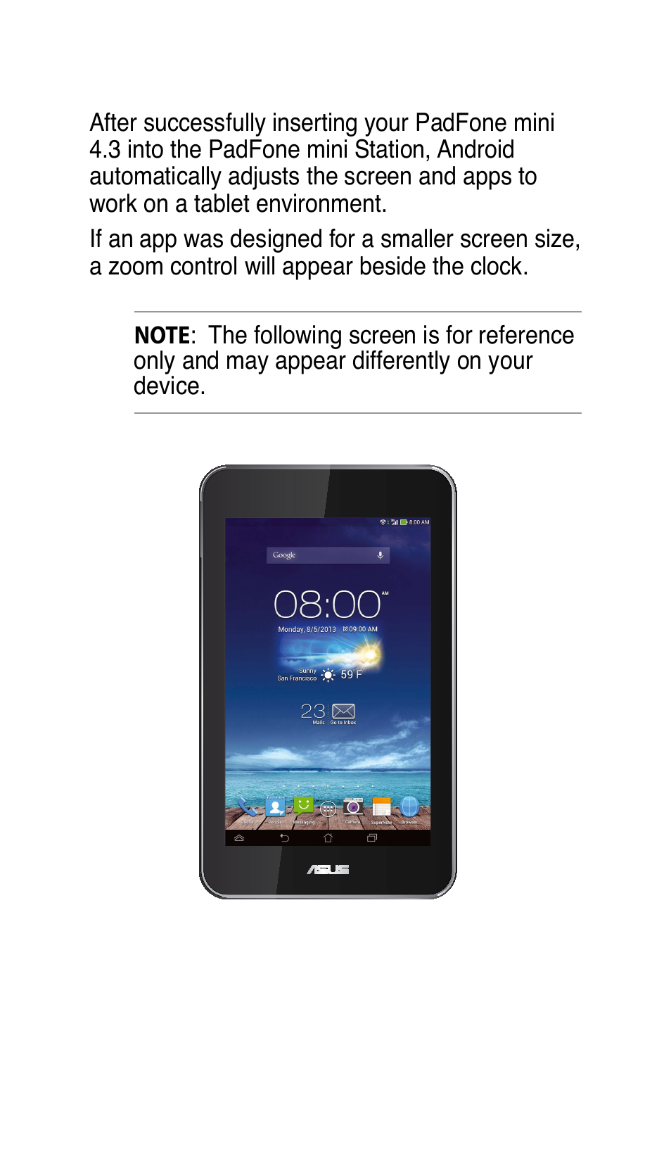 Asus PadFone mini 4.3 User Manual | Page 9 / 15