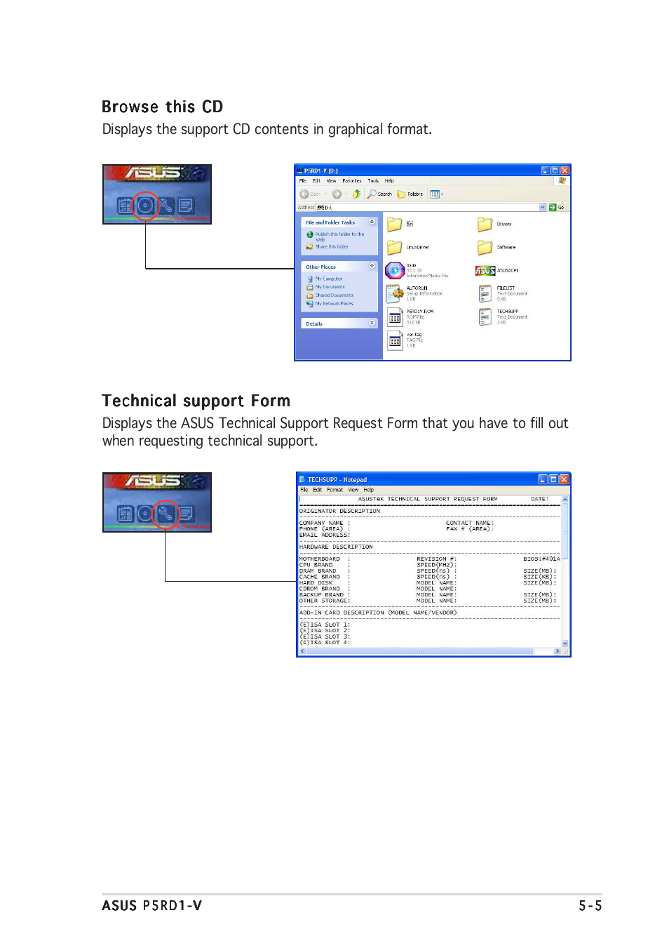 Asus P5RD1-V User Manual | Page 105 / 126