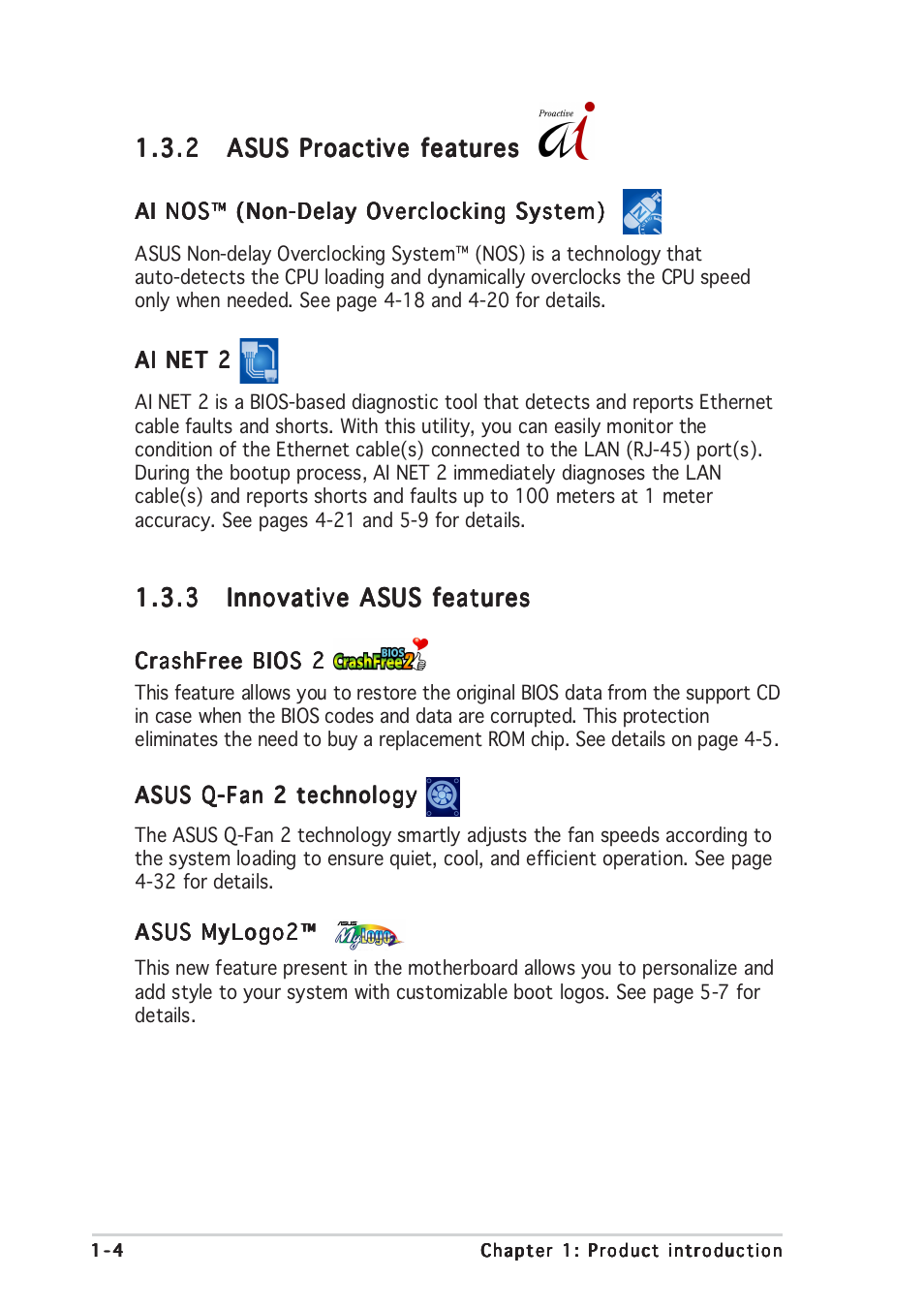 Asus P5RD1-V User Manual | Page 18 / 126