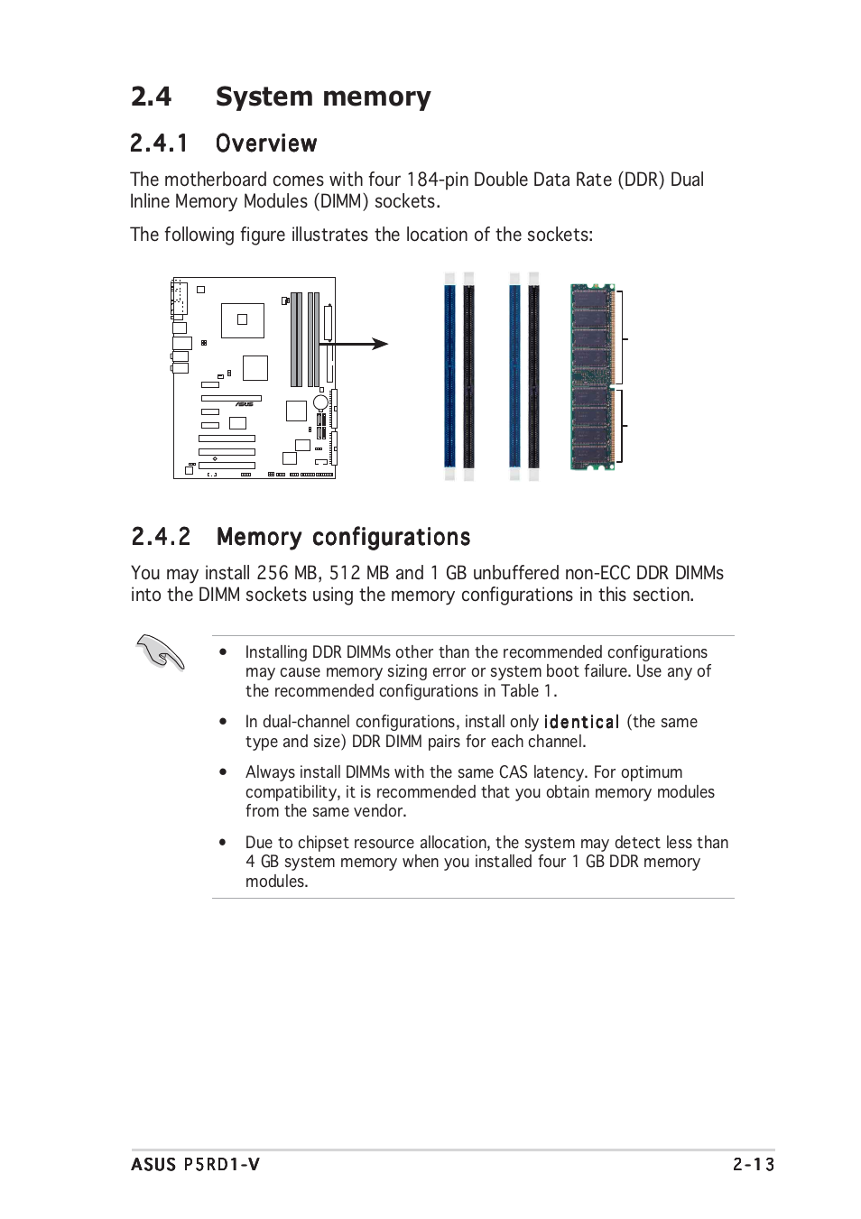 1 overview overview overview overview overview | Asus P5RD1-V User Manual | Page 33 / 126