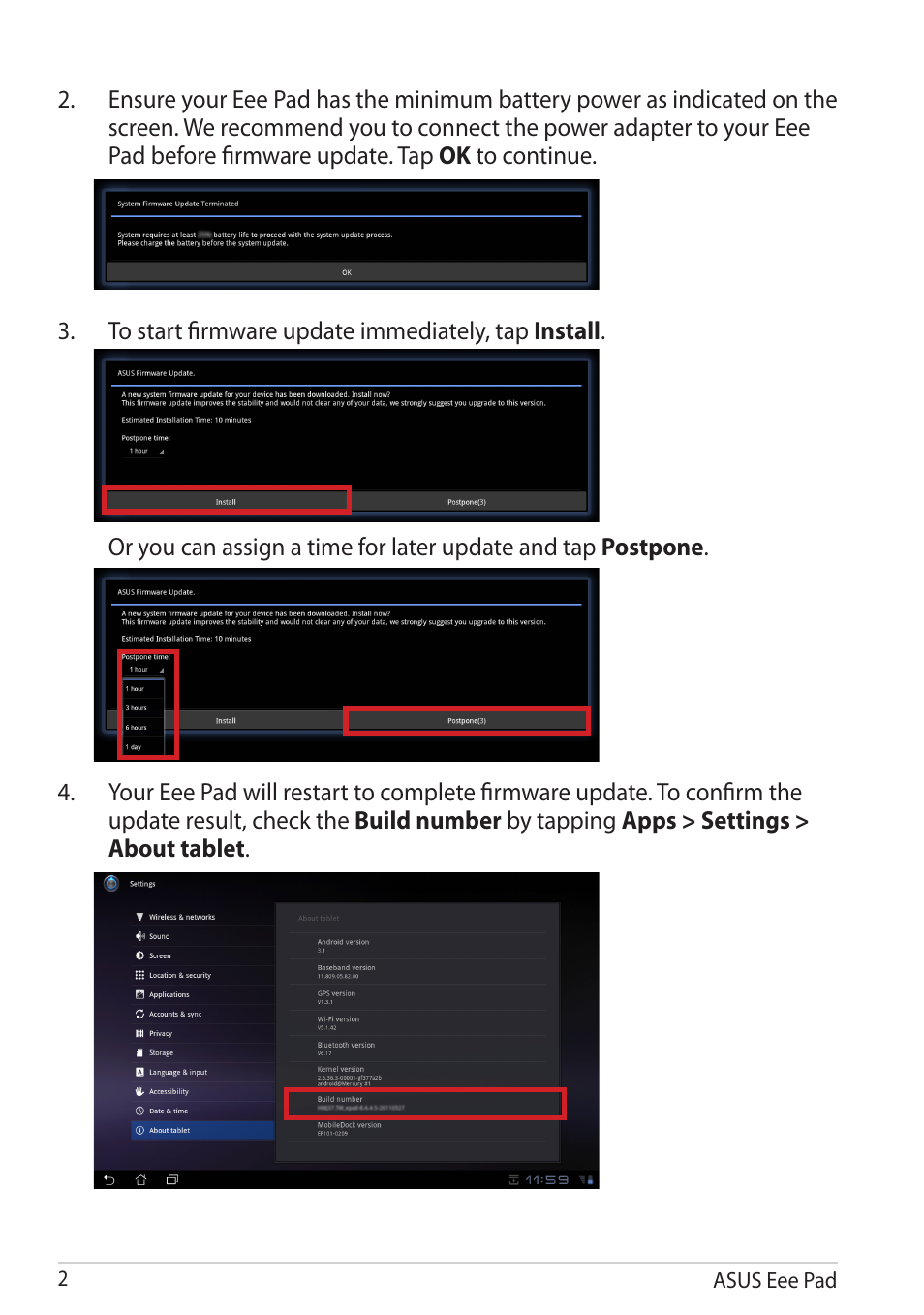 Asus Eee Pad Transformer TF101 User Manual | Page 2 / 6