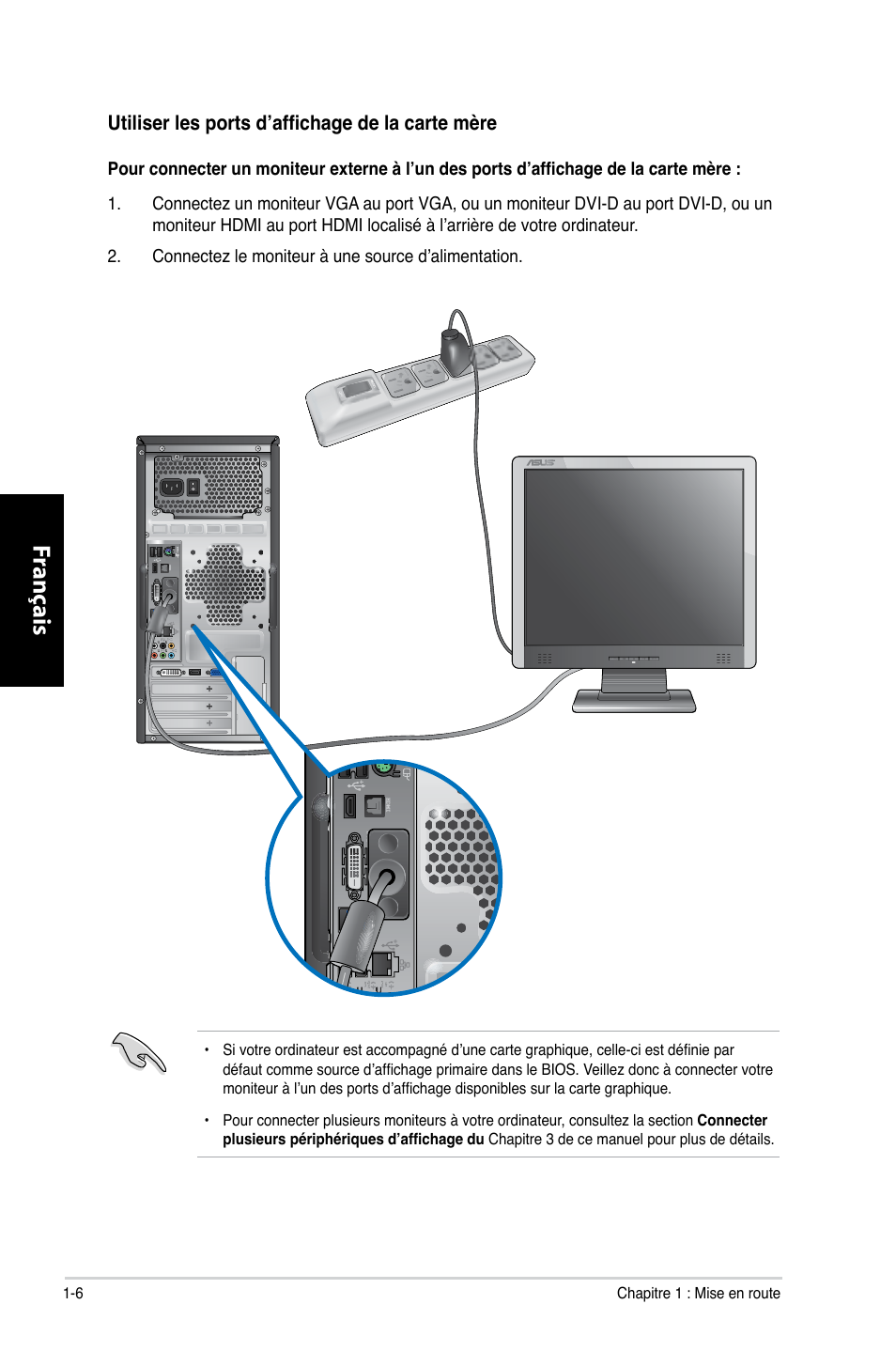 Fr ançais fr ançais fr ançais fr ançais | Asus CG8350 User Manual | Page 168 / 380