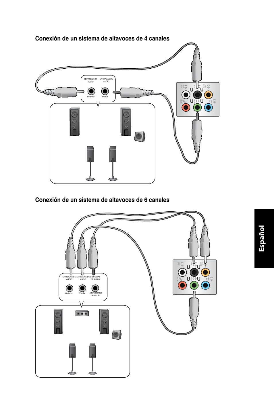 Español | Asus CG8350 User Manual | Page 265 / 380