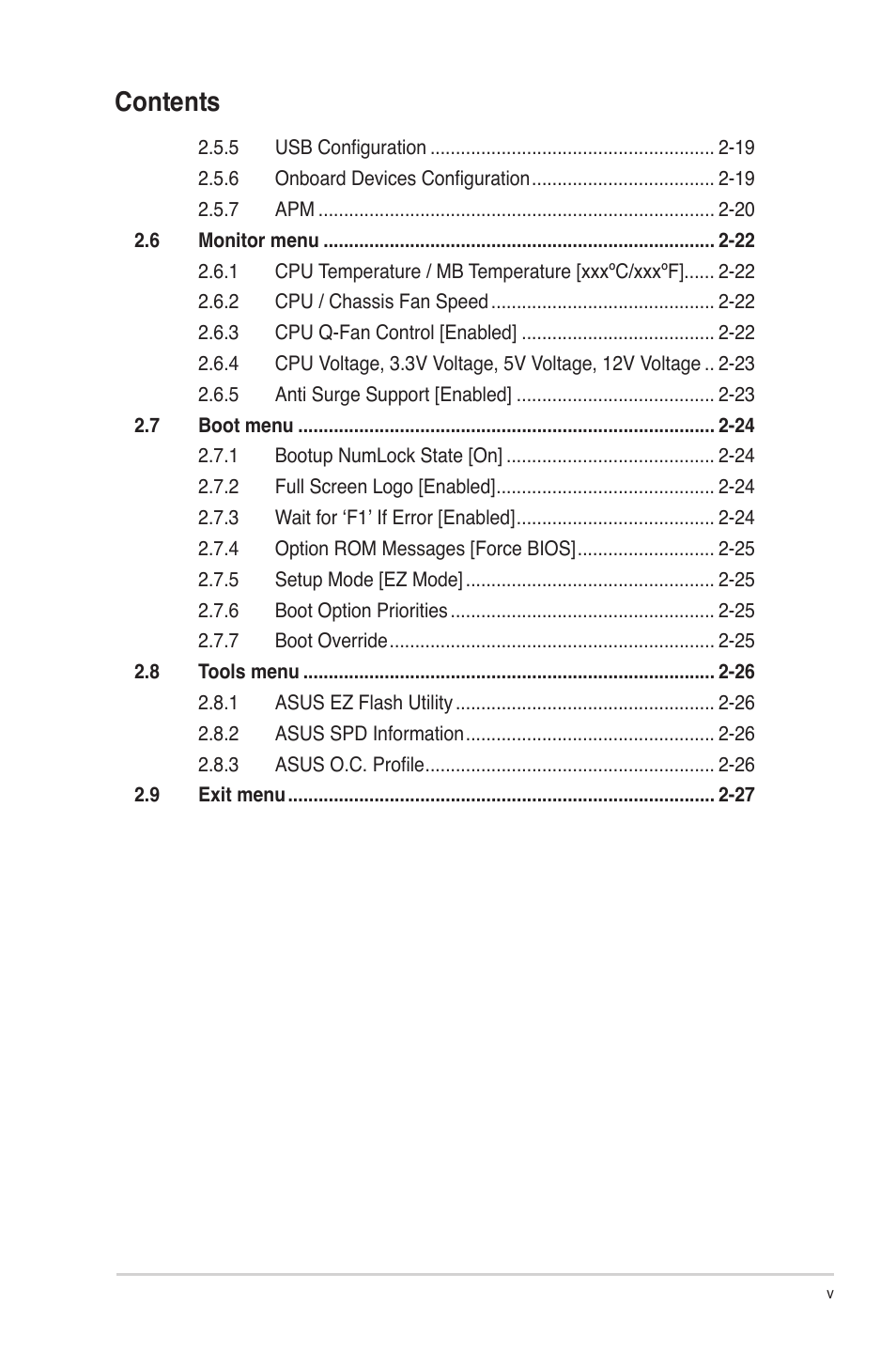 Asus P8H61-M LX PLUS User Manual | Page 5 / 66