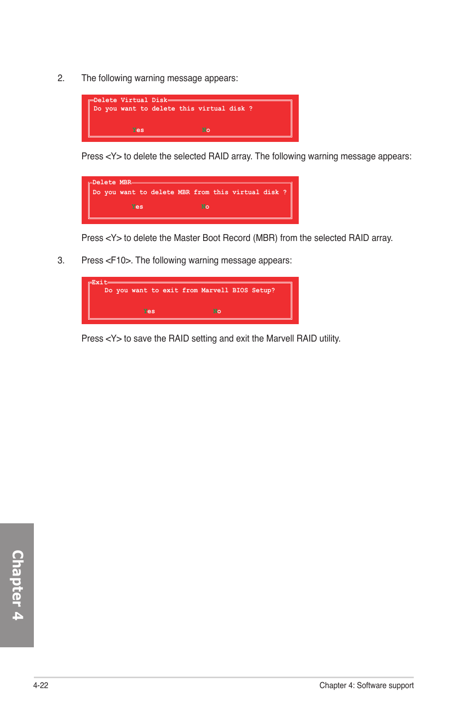 Chapter 4 | Asus P8P67 DELUXE User Manual | Page 128 / 142