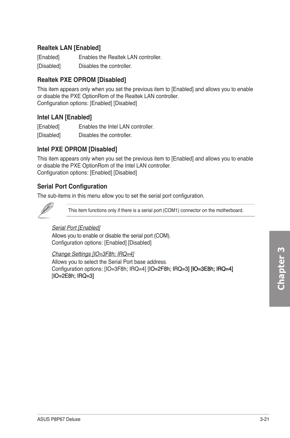 Chapter 3 | Asus P8P67 DELUXE User Manual | Page 89 / 142