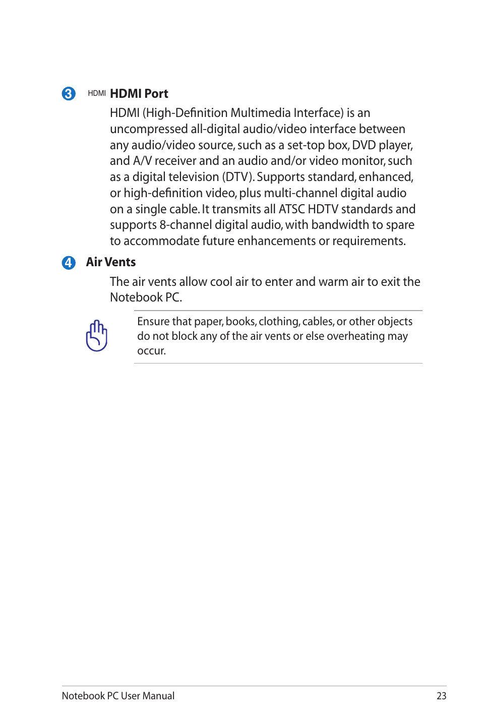 Asus X40U User Manual | Page 23 / 102