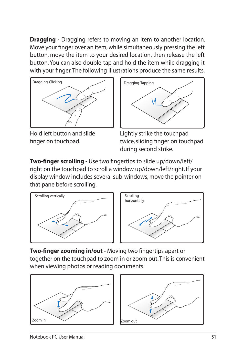 Asus X40U User Manual | Page 51 / 102