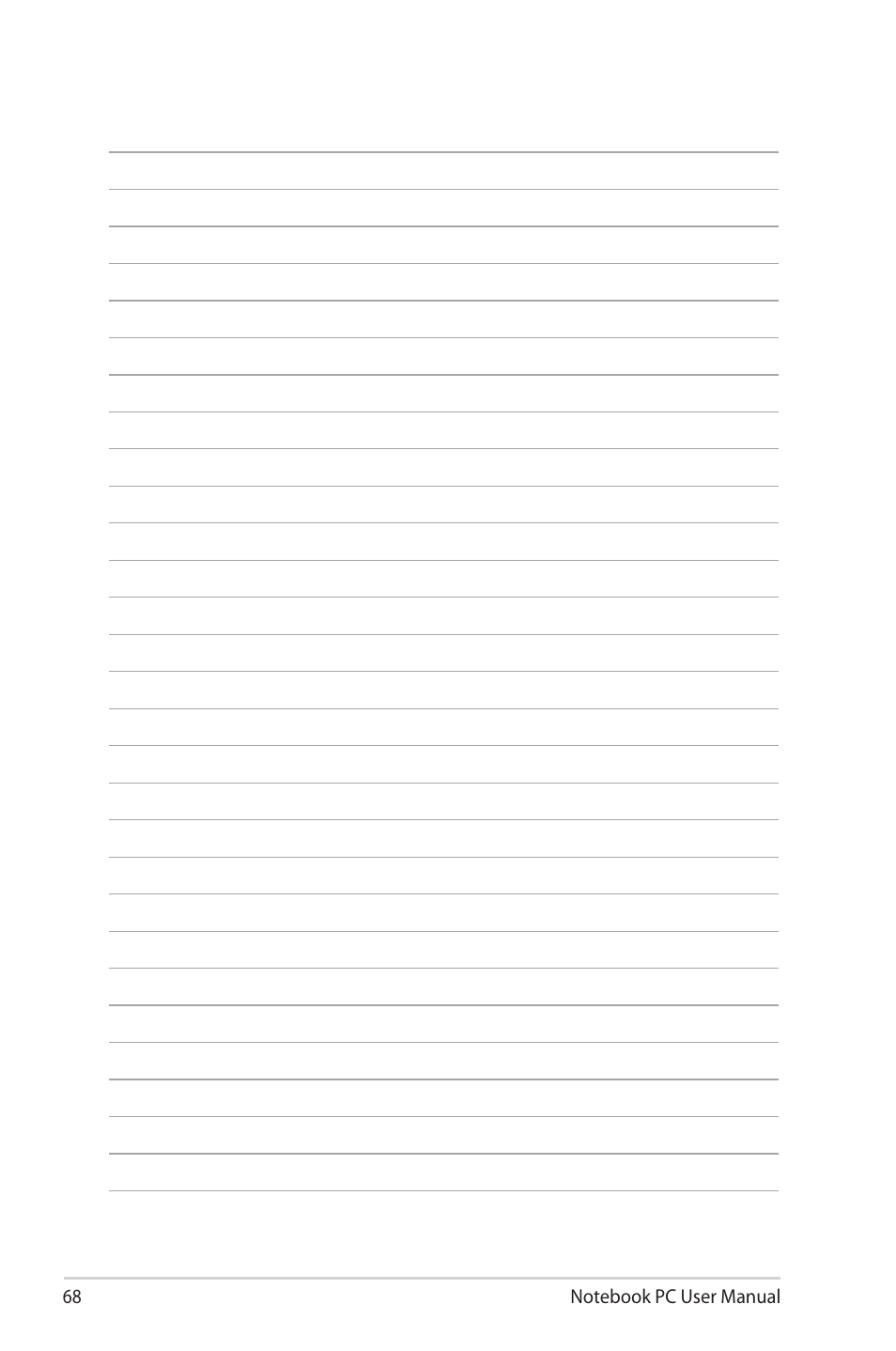 Asus X40U User Manual | Page 68 / 102