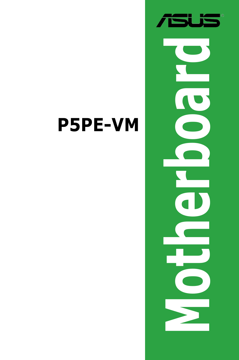 Asus P5PE-VM User Manual | 80 pages