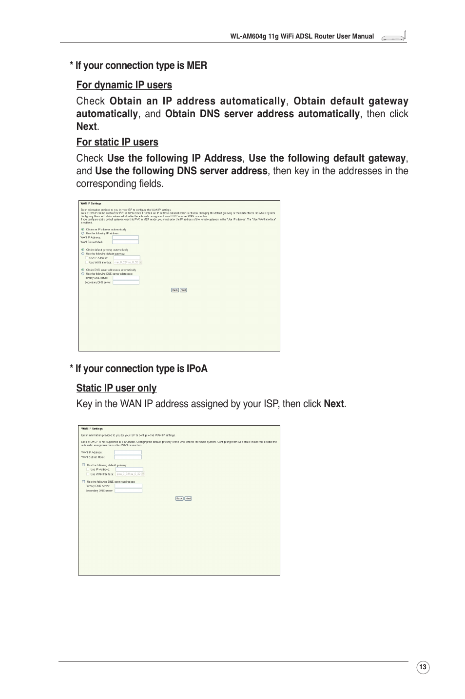 Asus WL-AM604g User Manual | Page 15 / 34