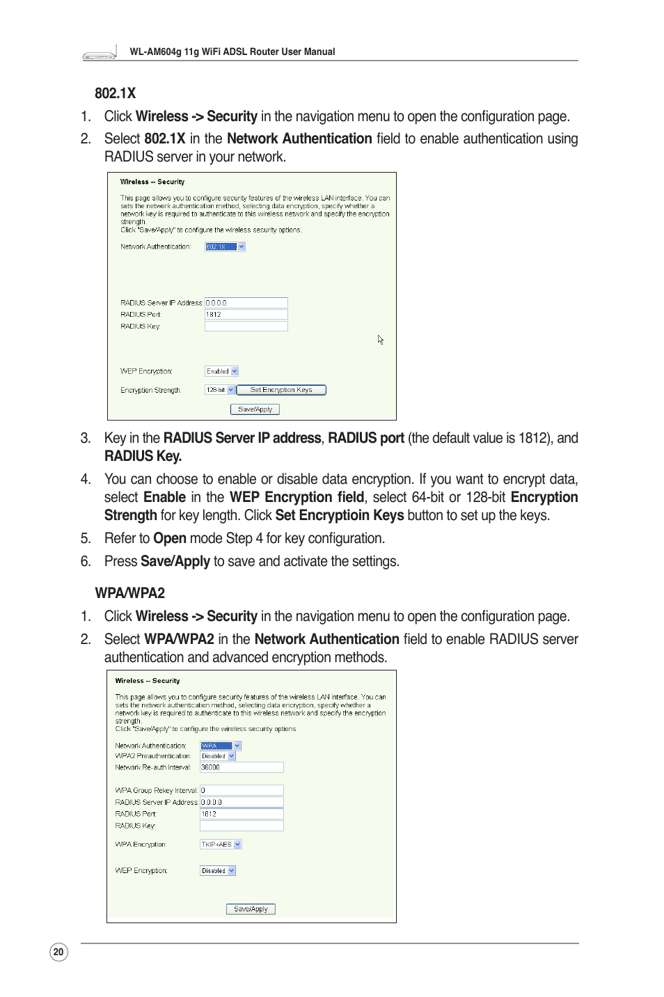 Asus WL-AM604g User Manual | Page 22 / 34