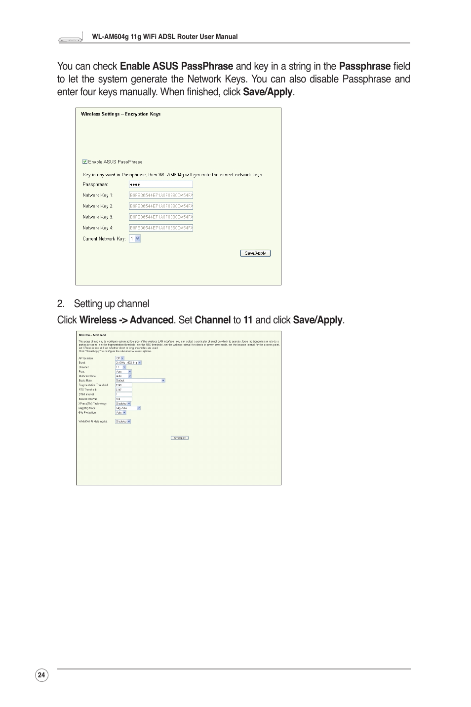 Asus WL-AM604g User Manual | Page 26 / 34