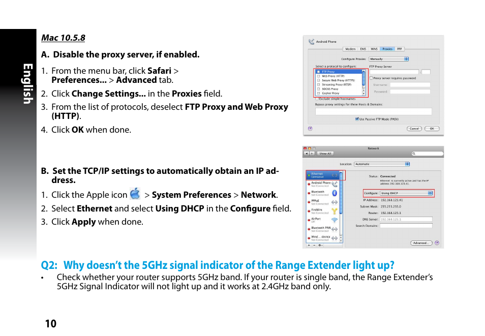 English | Asus RP-N53 User Manual | Page 10 / 155