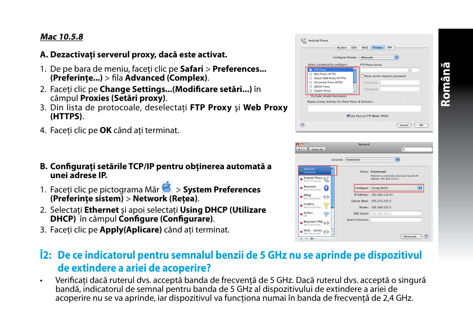 Română | Asus RP-N53 User Manual | Page 100 / 155