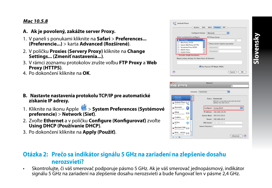 Slo vensk y | Asus RP-N53 User Manual | Page 118 / 155