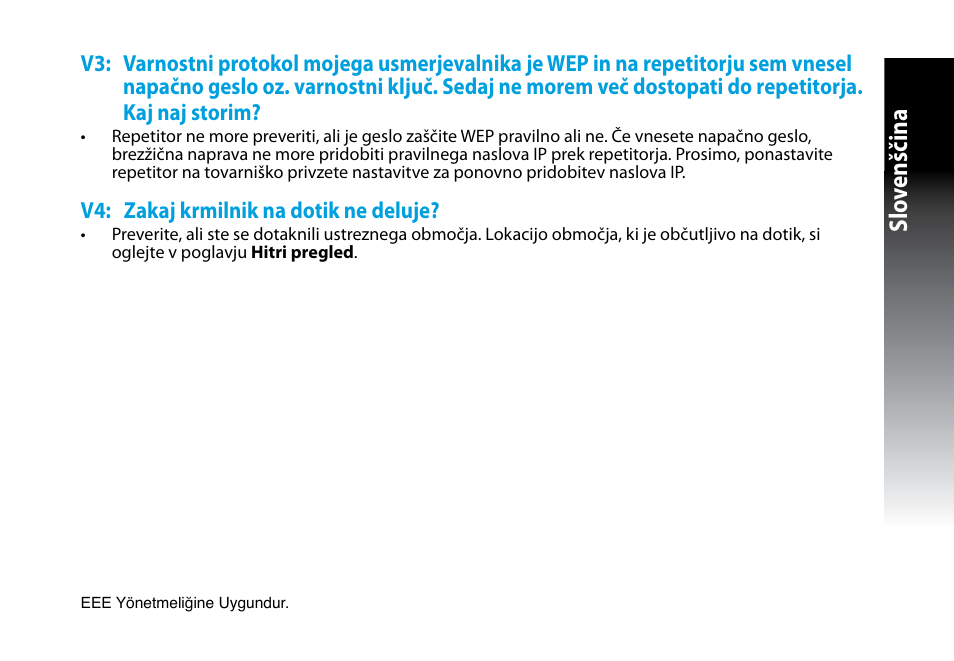 Slo venščina | Asus RP-N53 User Manual | Page 128 / 155