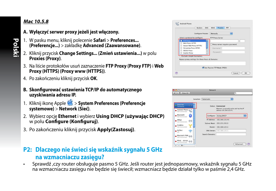 Polsk i | Asus RP-N53 User Manual | Page 91 / 155