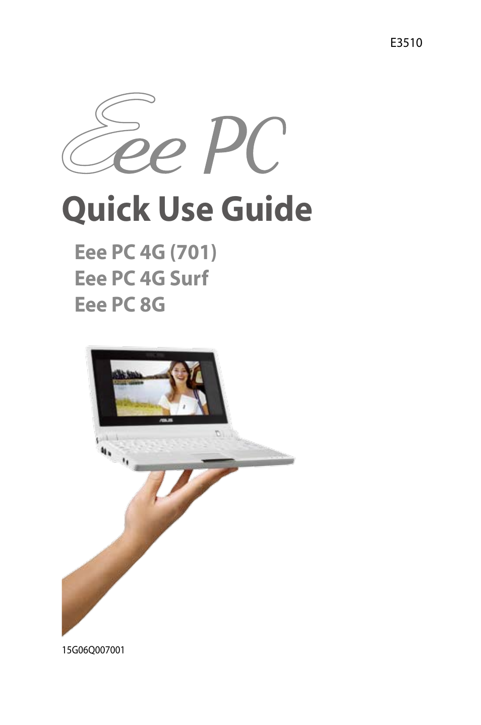 Asus Eee PC 8G/Linux User Manual | 14 pages