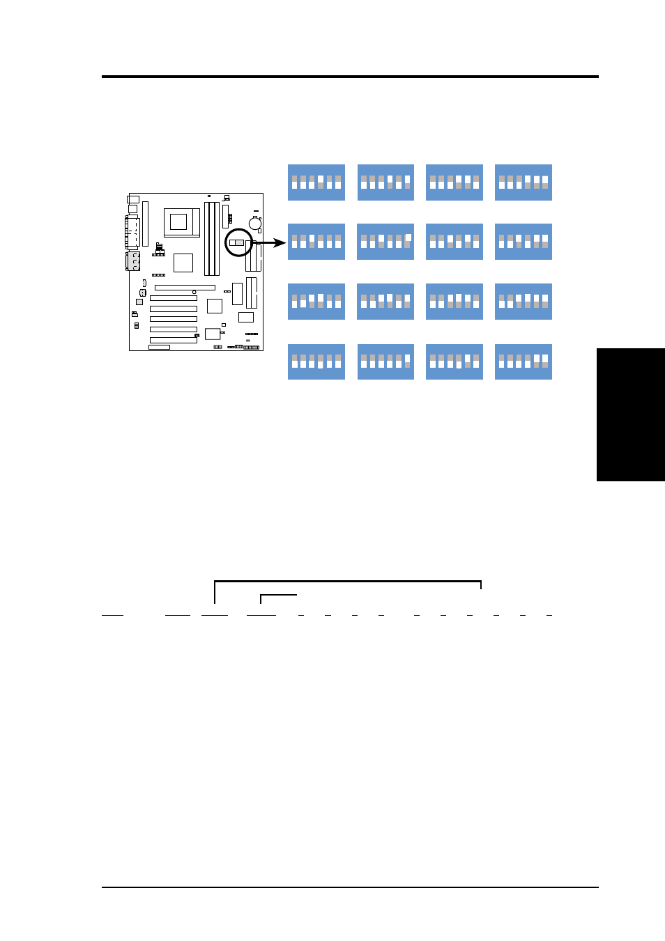 Hardware setup, Asus a7v user’s manual 23, A7v cpu core:bus frequency multiple | Asus A7V(MB) User Manual | Page 23 / 112