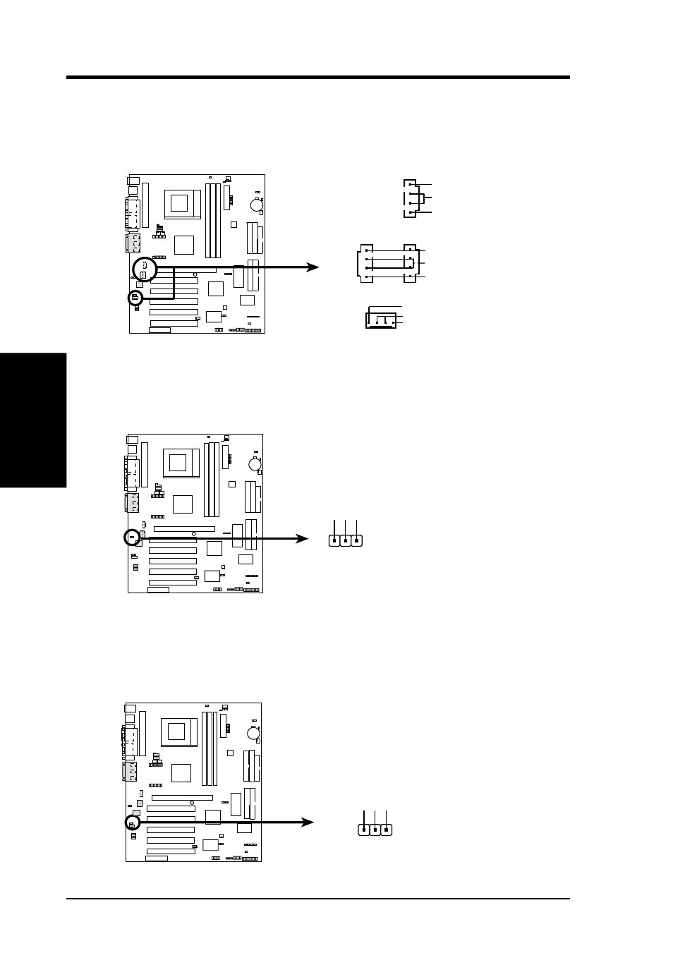 Hardware setup, 40 asus a7v user’s manual connectors 3. h/w setup, Aux (white) | A7v internal audio connectors modem, Cd (black) video (green), A7v microphone header, Mic2, A7v true-level line out header, Hphone | Asus A7V(MB) User Manual | Page 40 / 112