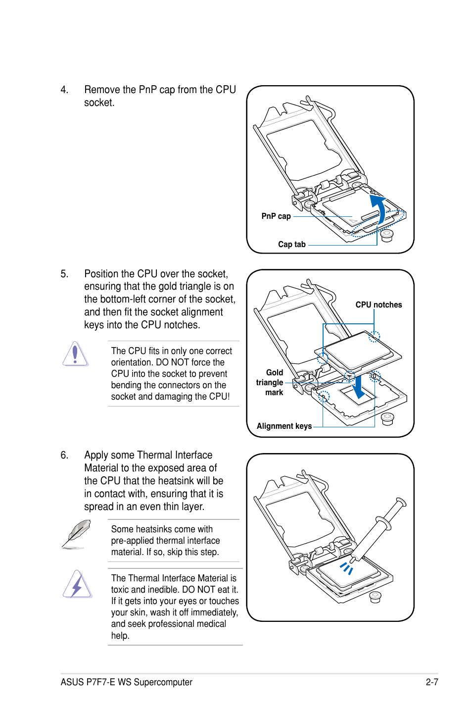 Asus P7F7-E WS Supercomputer User Manual | Page 31 / 170