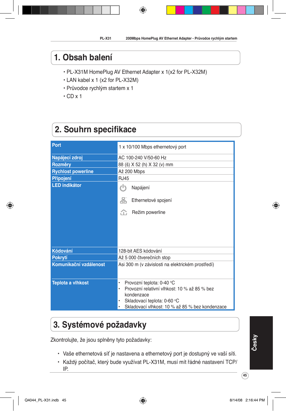 Asus PL-X31M/PL-X32M User Manual | Page 48 / 105