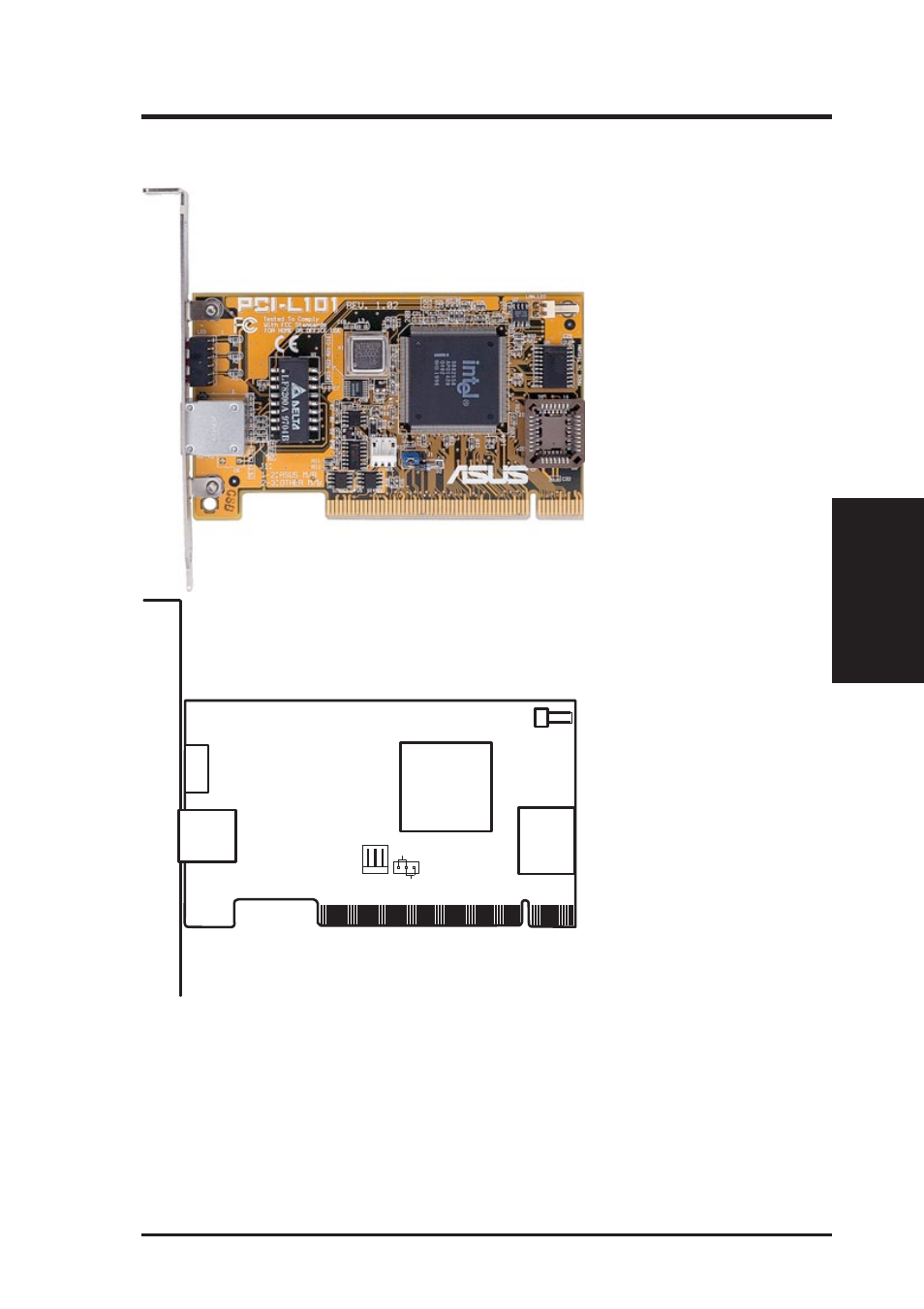 Appendix, V. asus pci-l101 fast ethernet card | Asus P2B-D2 User Manual | Page 147 / 152