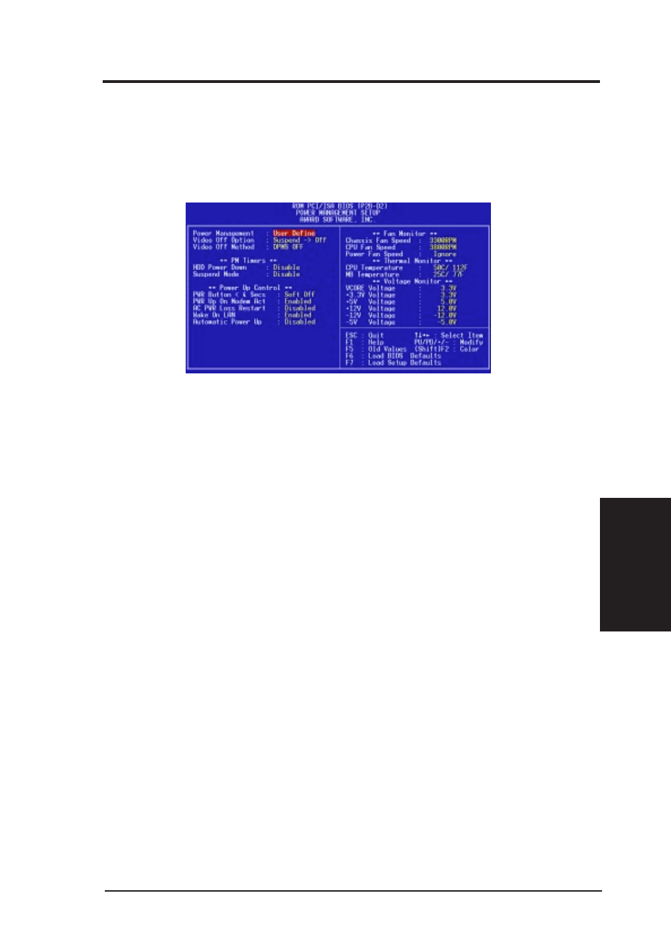 Iv. bios software, Power management setup | Asus P2B-D2 User Manual | Page 51 / 152