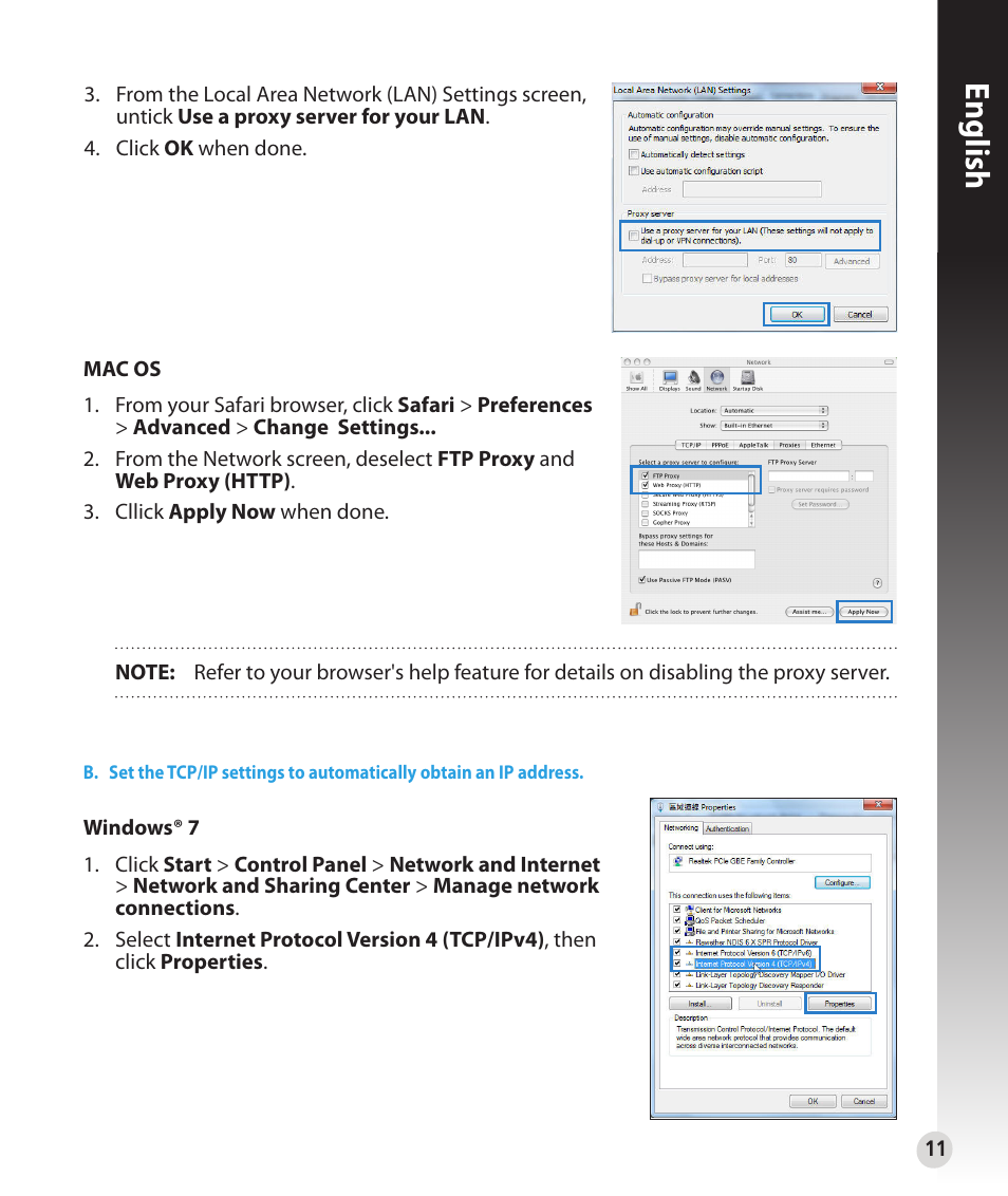 English | Asus RT-N56U User Manual | Page 11 / 168