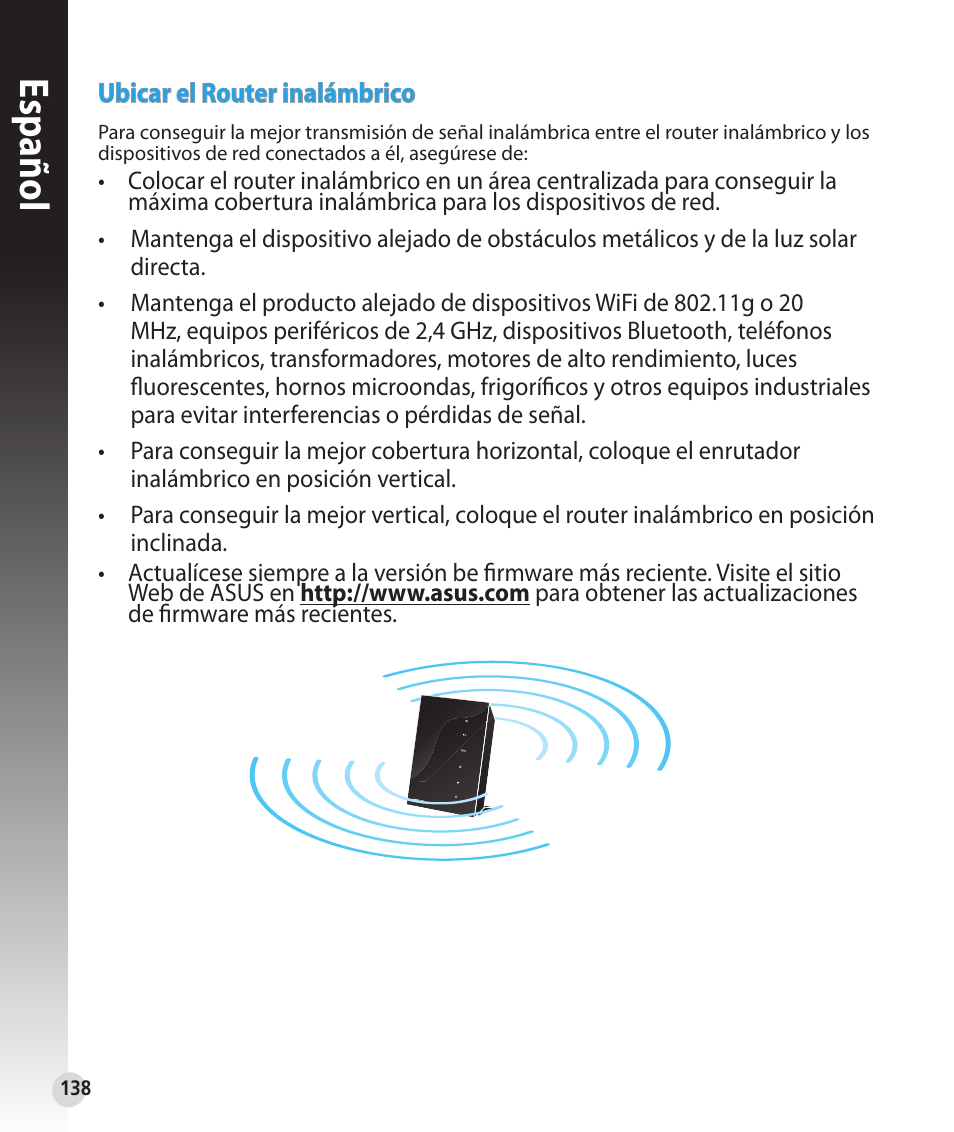 Español | Asus RT-N56U User Manual | Page 138 / 168