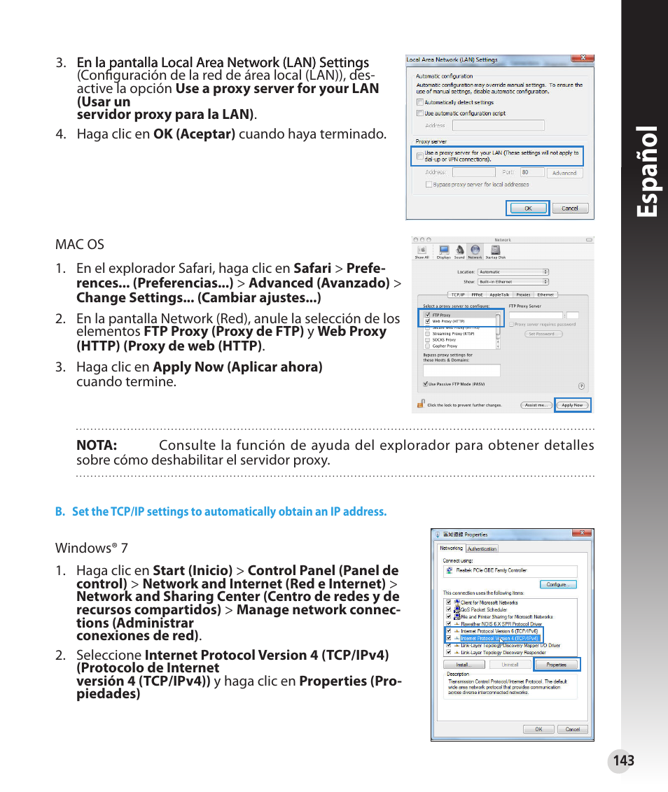 Español | Asus RT-N56U User Manual | Page 143 / 168
