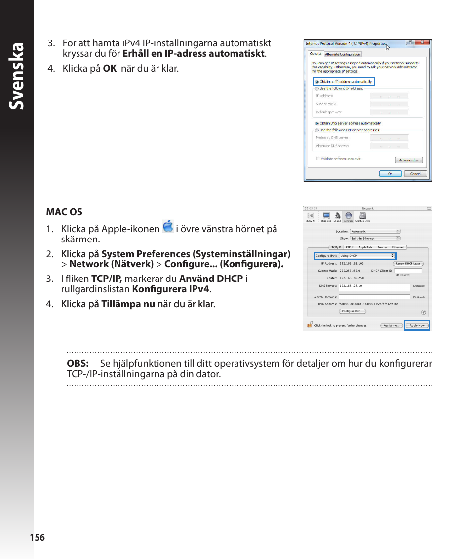 Sv ensk a | Asus RT-N56U User Manual | Page 156 / 168