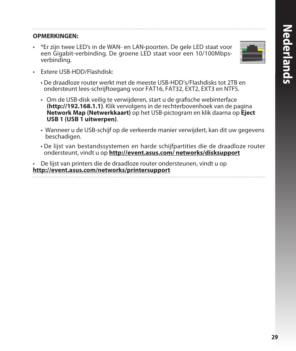 Neder lands | Asus RT-N56U User Manual | Page 29 / 168