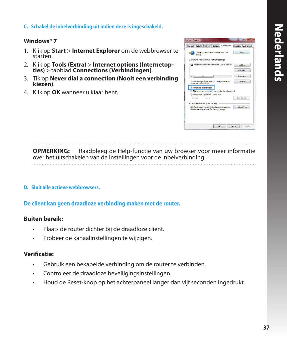Neder lands | Asus RT-N56U User Manual | Page 37 / 168