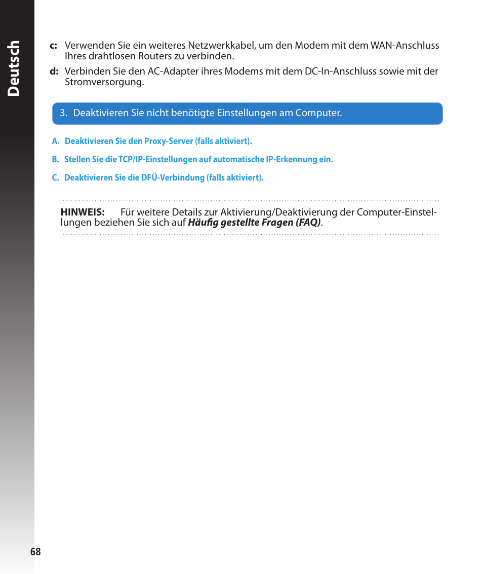 Deutsch | Asus RT-N56U User Manual | Page 68 / 168