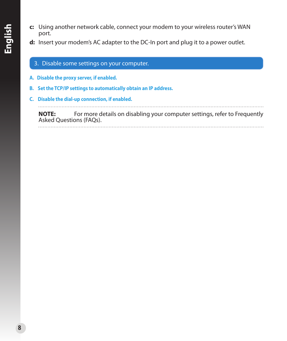 English | Asus RT-N56U User Manual | Page 8 / 168