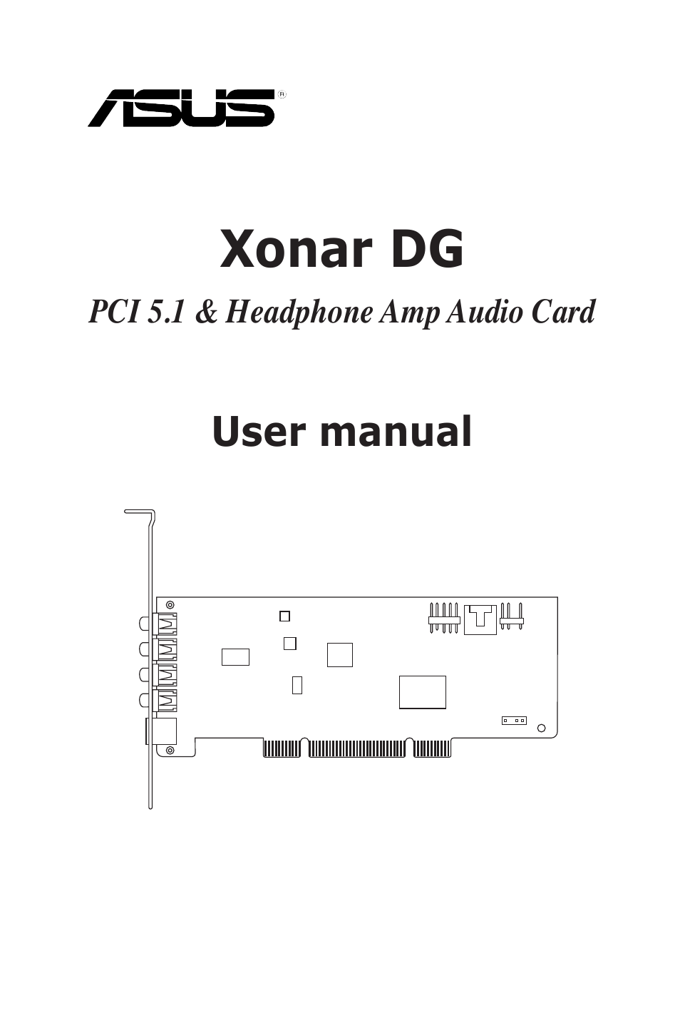 Asus Xonar DG User Manual | 58 pages