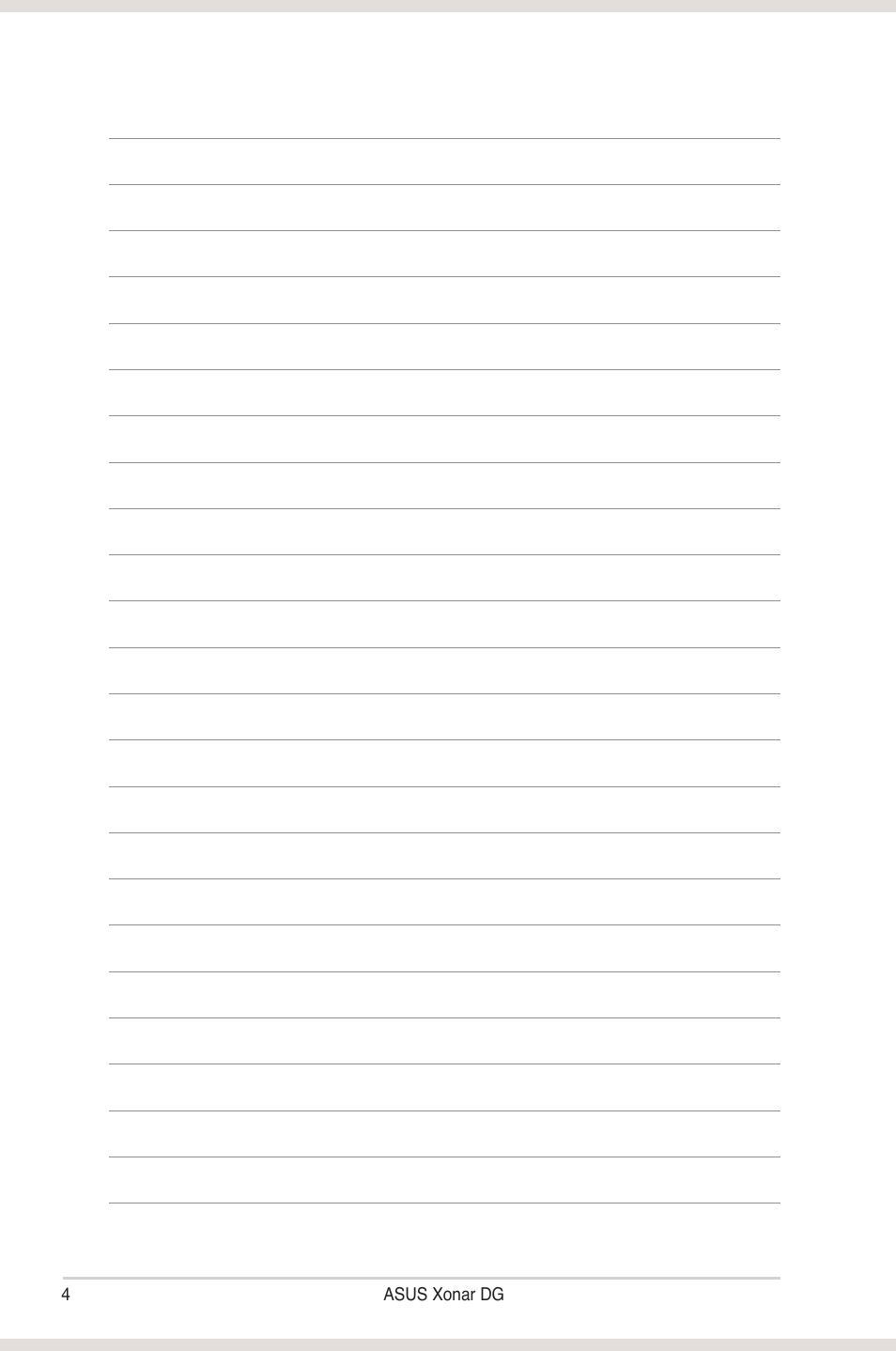 Asus Xonar DG User Manual | Page 10 / 58