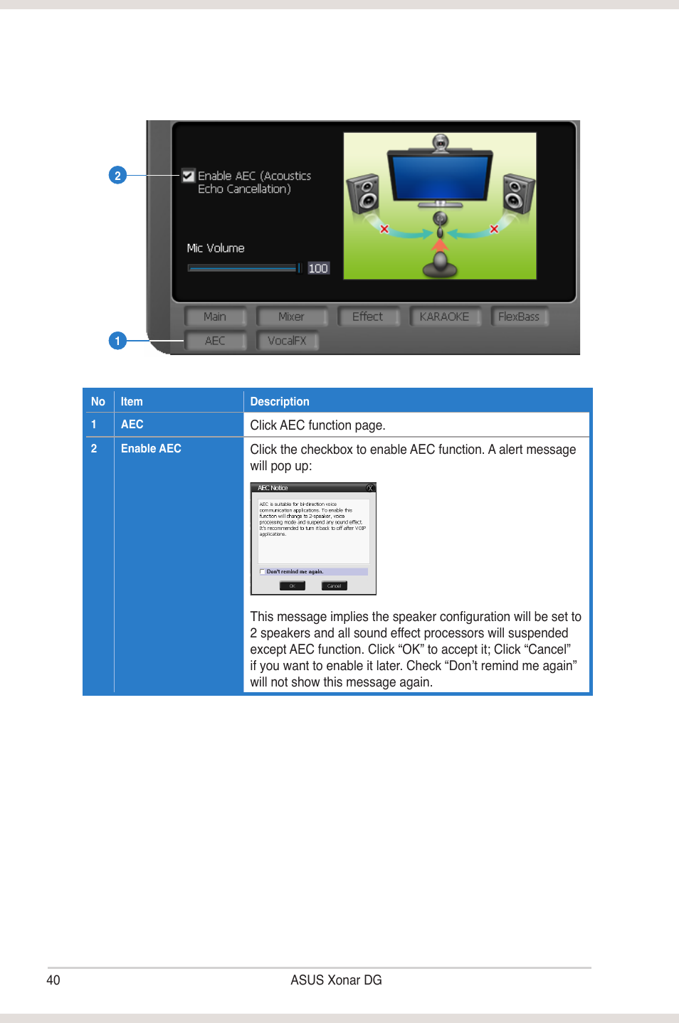 Asus Xonar DG User Manual | Page 46 / 58