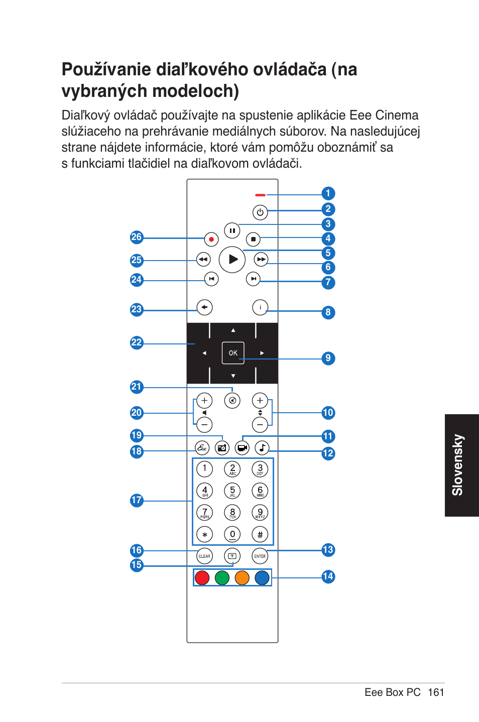 Slovensky | Asus EB1012 User Manual | Page 161 / 231