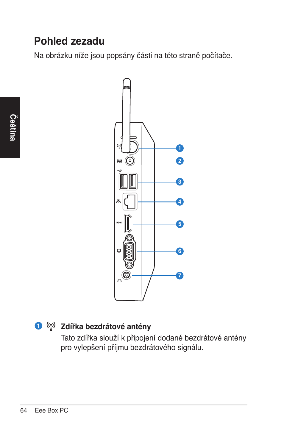 Rear view, Pohle� zeza�u | Asus EB1012 User Manual | Page 64 / 231