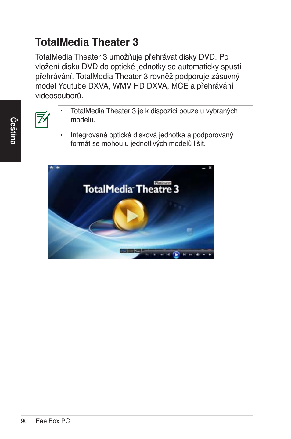 Totalmedia theater 3, T......d.. th, Totalme�ia theater 3 | Asus EB1012 User Manual | Page 90 / 231