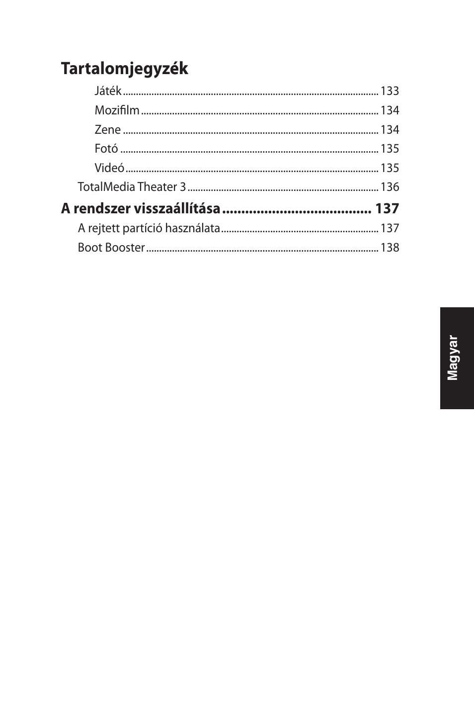 Tartalomjegyzék ék | Asus EB1012 User Manual | Page 97 / 231