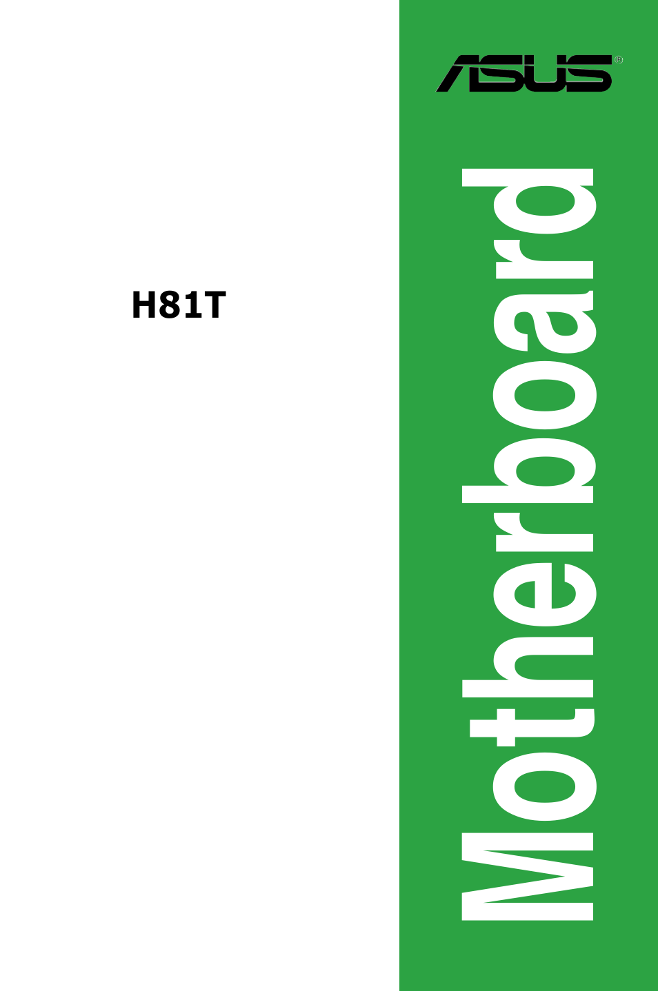 Asus H81T User Manual | 73 pages