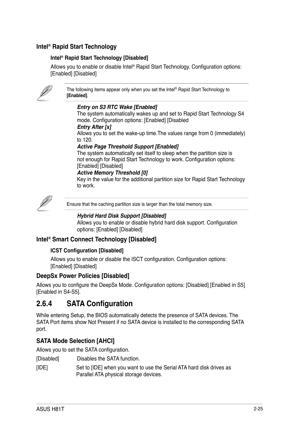 4 sata configuration | Asus H81T User Manual | Page 53 / 73
