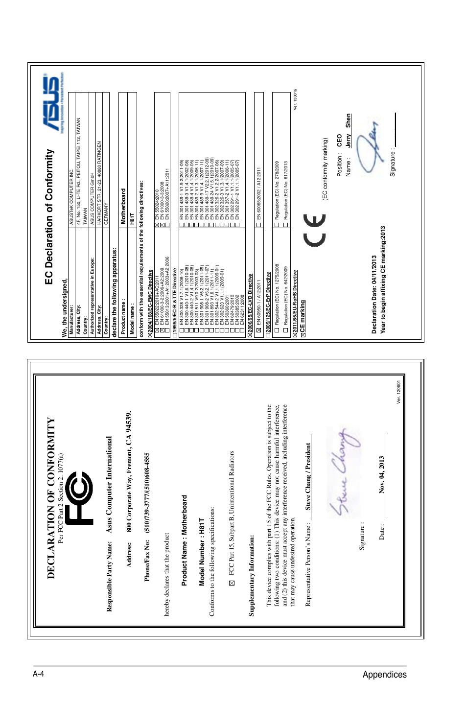 Asus H81T User Manual | Page 73 / 73
