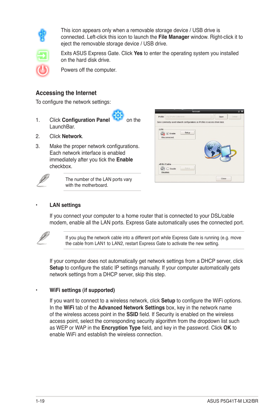 Asus P5G41T-M LX2/BR User Manual | Page 28 / 45