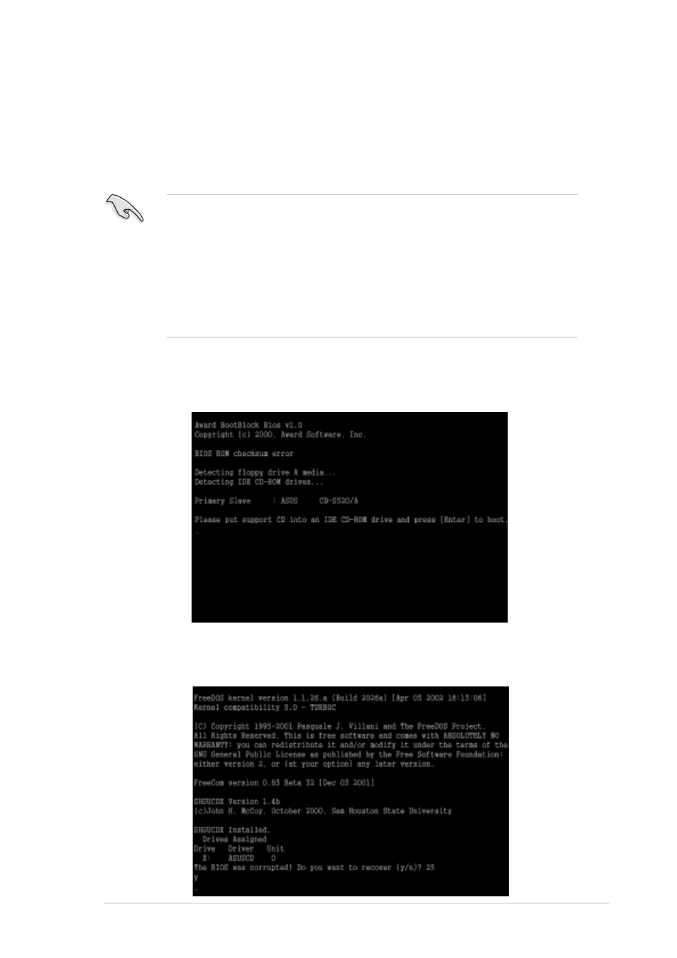 3 crashfree bios 2, Using the support cd | Asus P4XP-X User Manual | Page 37 / 64